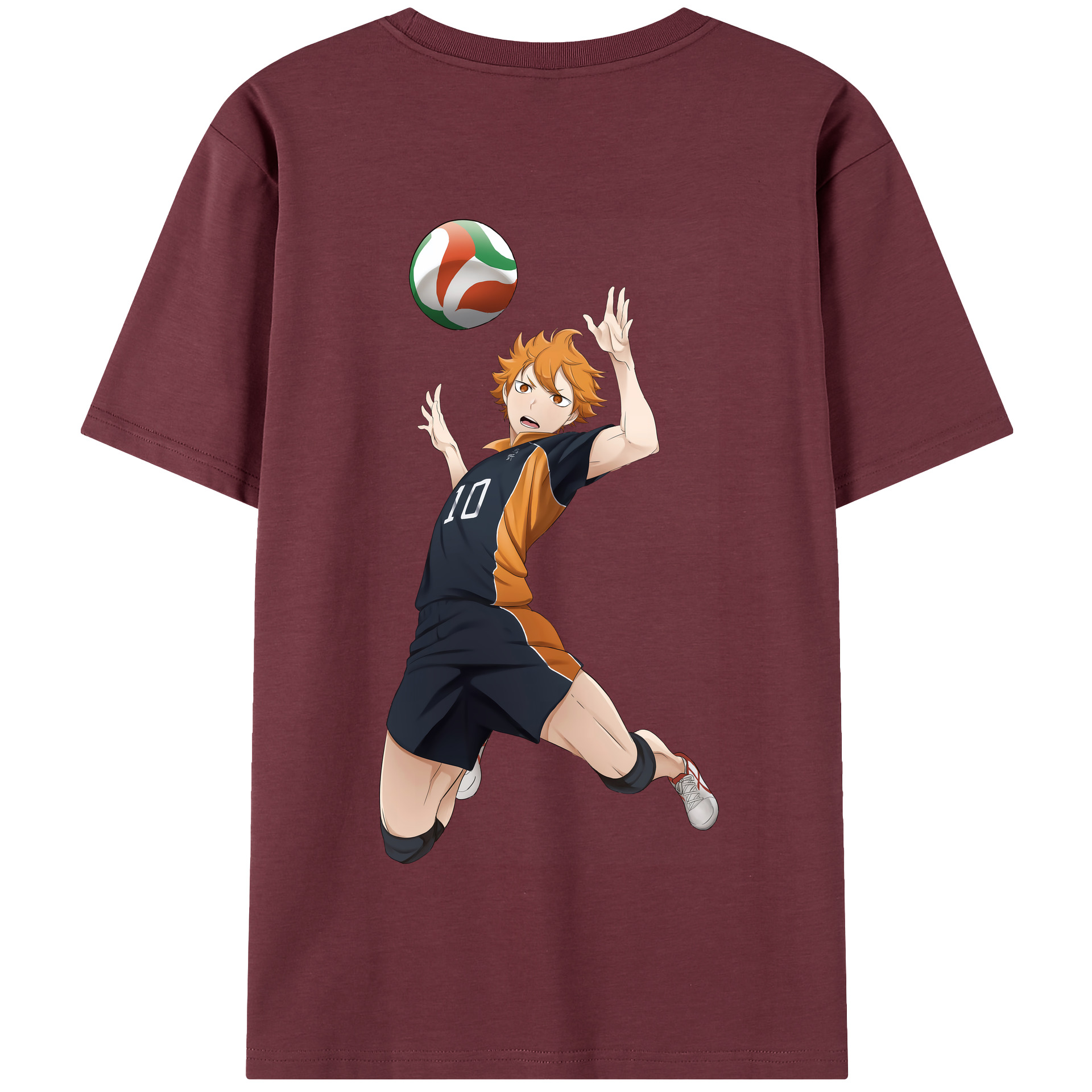 （画像用） ハイキュー!! Haikyu!! 綿100％半袖Tシャツ（背面プリント）